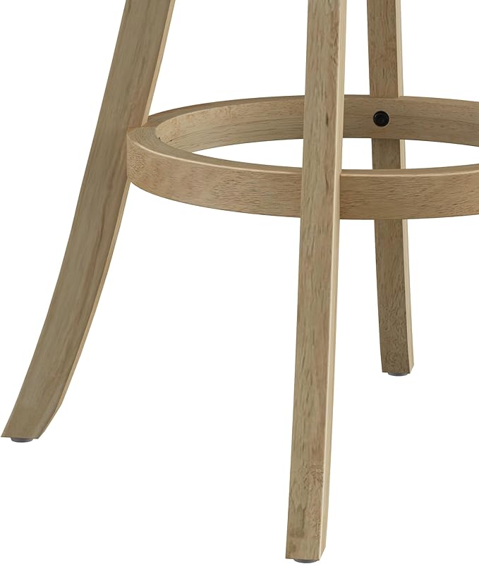Hillsdale Fairfox 30.5" Wood Swivel Bar Height Stool - Image 8