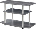 Convenience Concepts Designs2Go 3-Tier TV Stand, Weathered Gray by ConvenienceConcepts