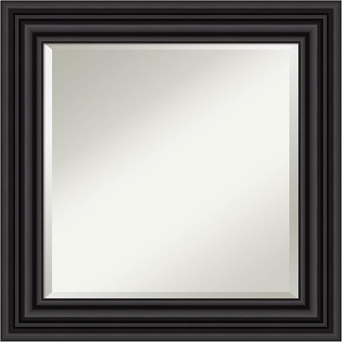 Amanti Art Black Bathroom Mirror by AmantiArt