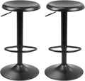 CAROLMADE Bar Stools Set of 2, Adjustable Metal Bar stools Swivel Counter by CAROLMADE