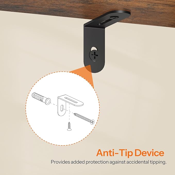 HOOBRO TV Stand with Mount and Power Outlet, - Image 6