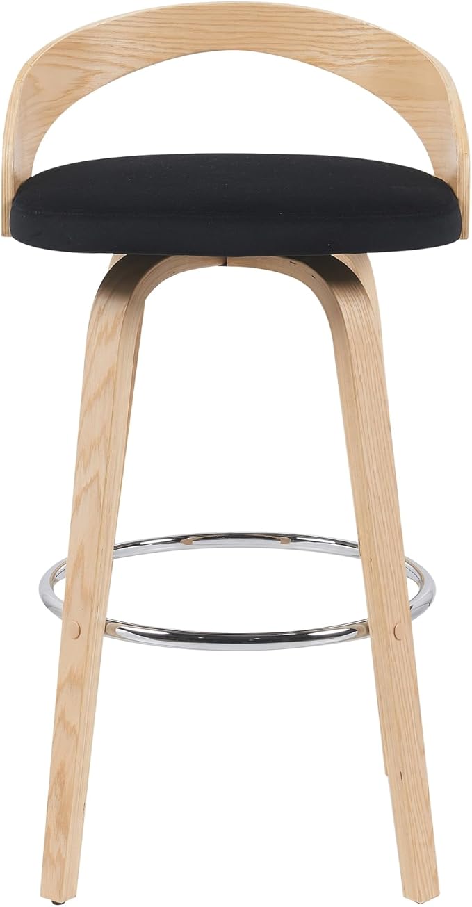 Sonia Modern Swivel Bar Height Stool - Image 3