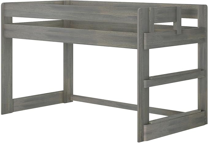 Max & Lily Modern Farmhouse Low Loft Bed, Twin Bed Frame - Image 4