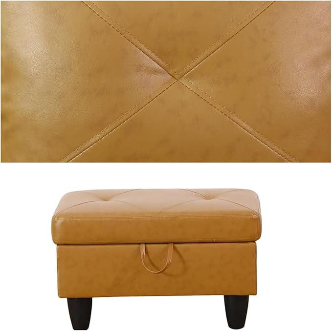 Modular Leather Sectional Couch, L Shaped Couch - Image 6