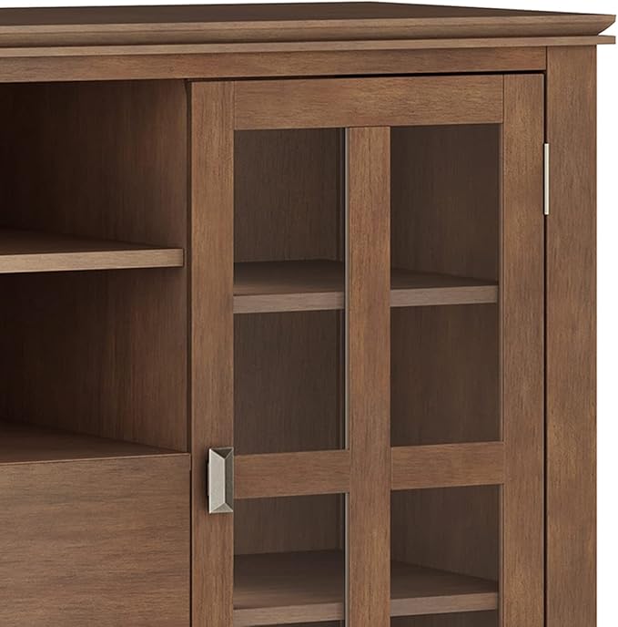 SIMPLIHOME Artisan SOLID WOOD 53 Inch Wide Contemporary TV Media Stand in - Image 9