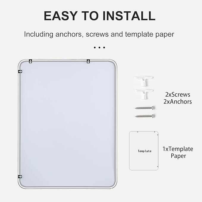 24"x40" Bathroom Wall Mirror - Image 7