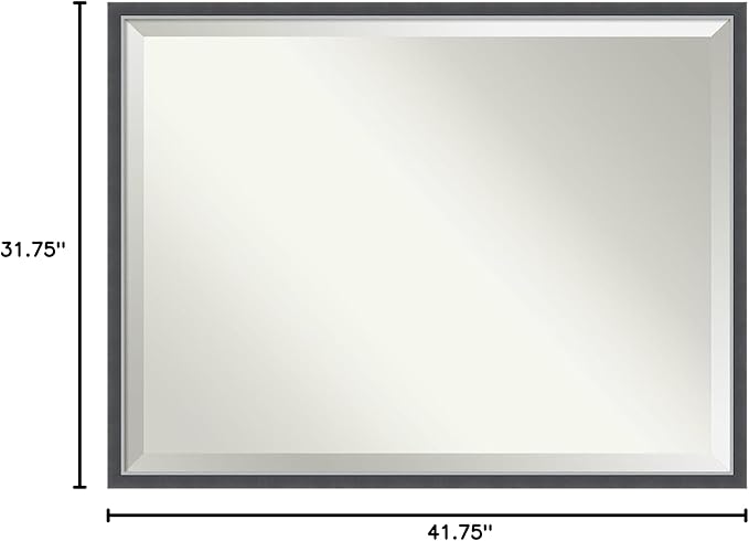 Amanti Art Black Bathroom Mirror - Image 6