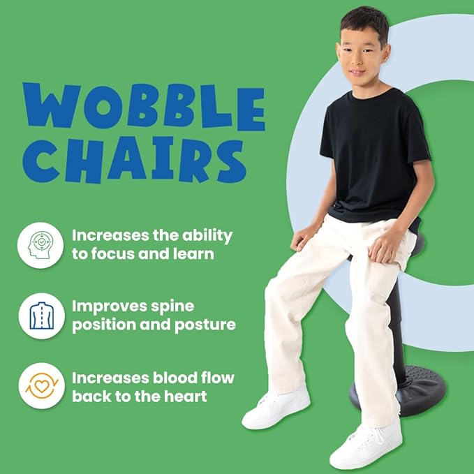 ActiveChairs Kids Wobble Chair, Flexible Preschool & Elementary Classroom - Image 3