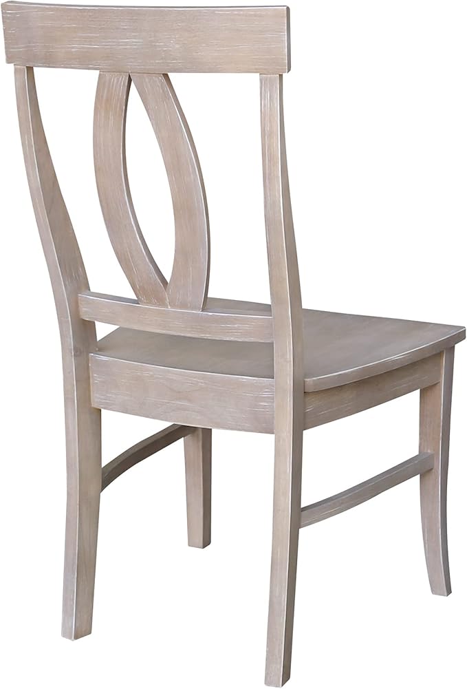 International Concepts Cosmo Chair, Washed Gray Taupe - Image 6