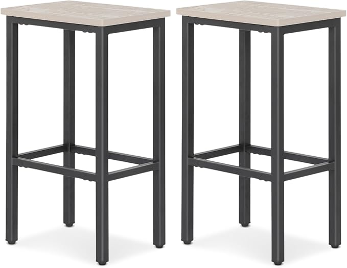 Athena Collection Bar Stools Set of 2, 26 Inches Counter Height Bar Stools by AthenaCollectionFurniture