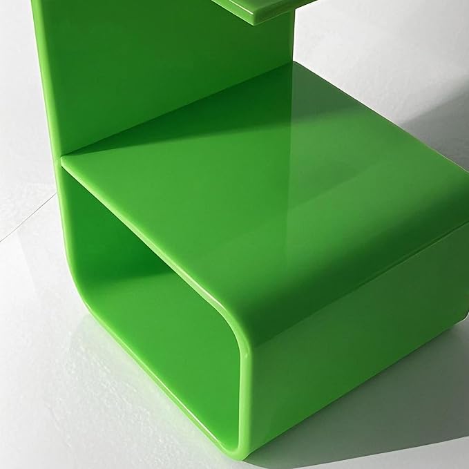 Acrylic End Table for Nightstand, Bedside Table for Bedroom.Side Tables for - Image 5