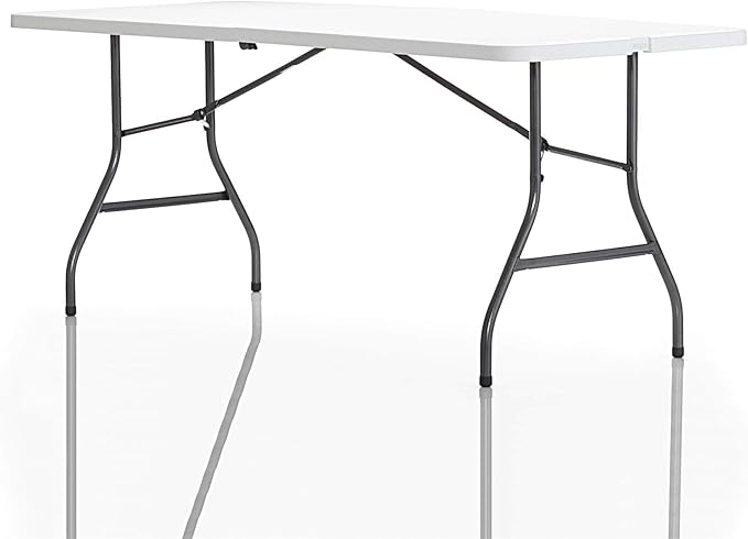 Cosco 6ft Fold-in-Half Blow Molded Folding Table, Indoor/Outdoor, Comfort Handle - Image 7