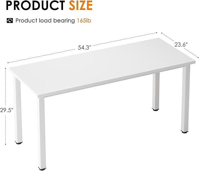 Need 54.3 Inch Large Computer Desk, Modern Simple Style Desk - Image 3