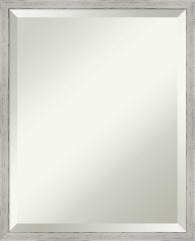 Amanti Art White Bathroom Mirror by AmantiArt