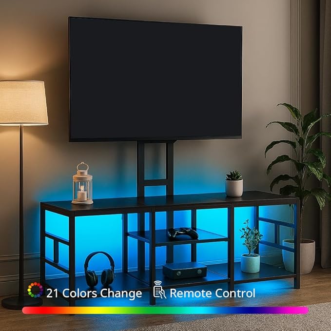 LUCKLIFE TV Stand with Charging Station - Image 2