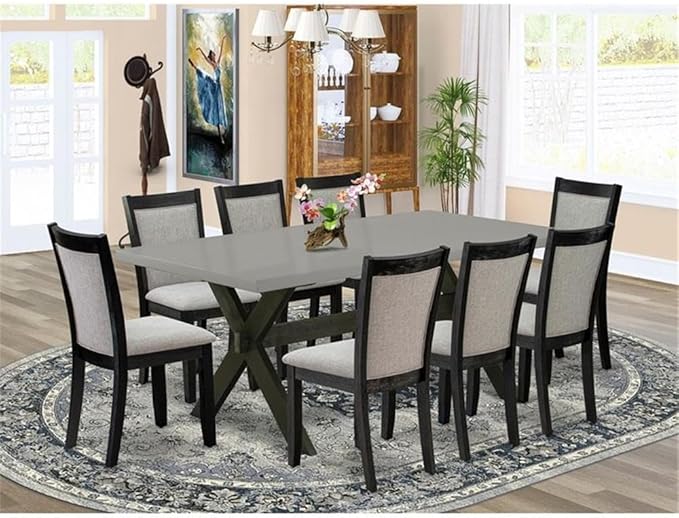 East West Furniture X697MZ606-9 9 Piece Kitchen Table & Chairs Set Includes a - Image 2