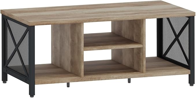 FATORRI Coffee Table for Living Room, Rustic Wood Center Table - Image 8