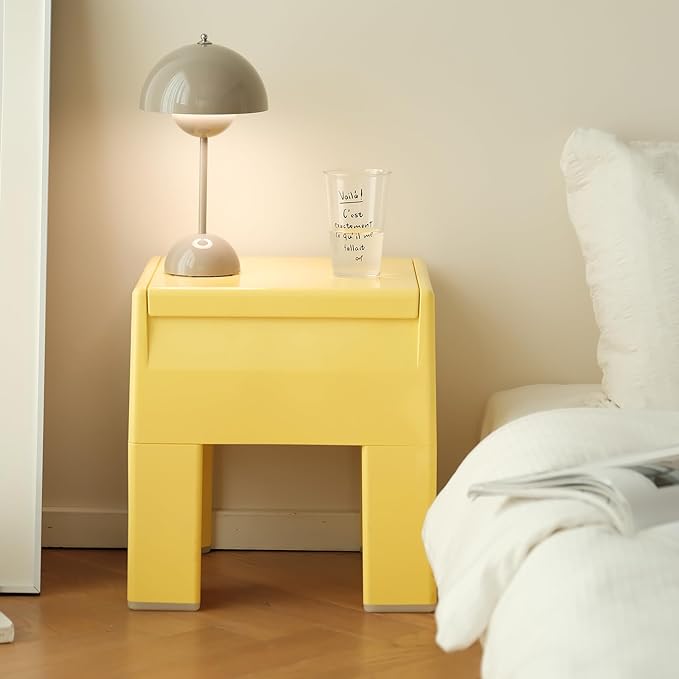 Nightstand Bedside with Storage Space, Dorm and Small Spaces, Easy Assembly - Image 3