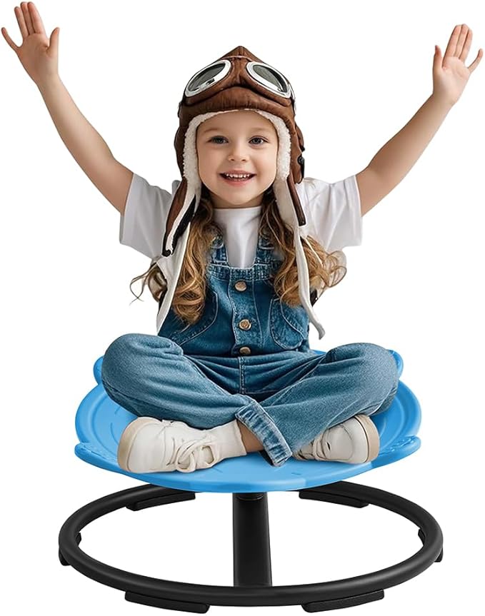 Swivel Chair for Kids, 360° Spinning Seat, Toddler Sit and Spin Wobble Chair by Unknown