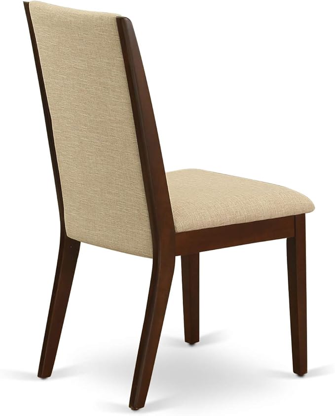 East West Furniture ESLA3-MAH-04 3 Piece Kitchen Table & Chairs Set Contains a - Image 9