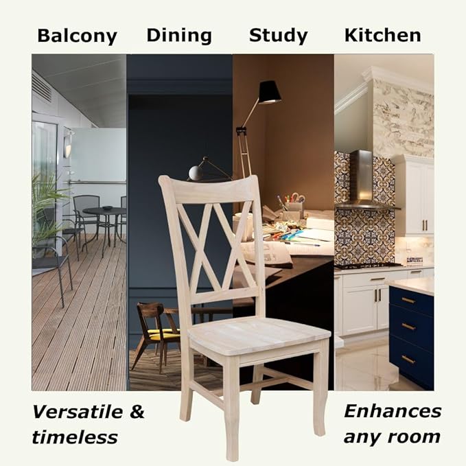 IC International Concepts, Real Wood, Kitchen/Dining/Accent, 19.9"W x 22"D x - Image 6
