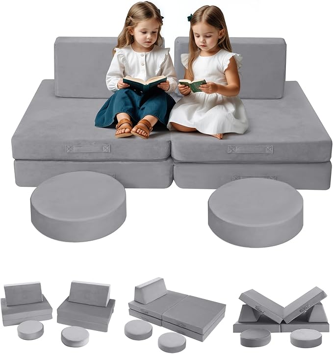 MeMoreCool Modular Kids Play Couch by MeMoreCool