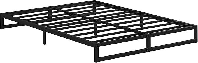 EMODA 7 Inch King Size Bed Frame No Box Spring Needed, Heavy Duty Metal Platform - Image 9