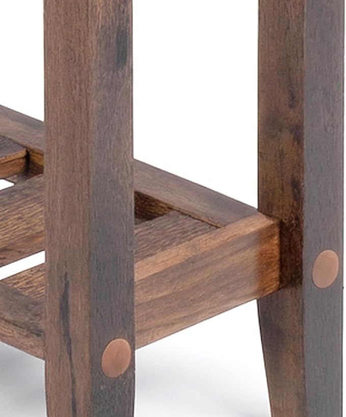 Chairside Table with Charger, Cherry End Table with Movable Top and Charging - Image 9
