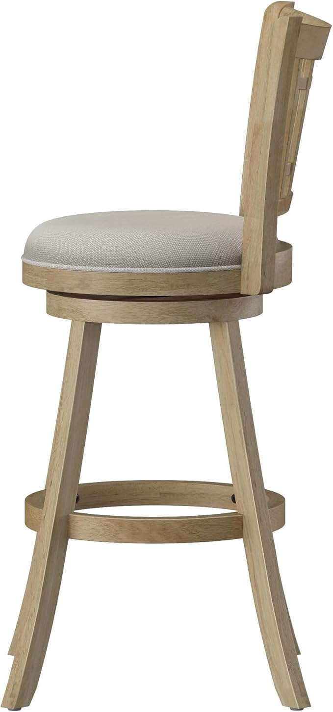 Hillsdale Fairfox 30.5" Wood Swivel Bar Height Stool - Image 14