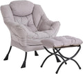 Lazy Chair and Ottoman, Large Accent Lounge Chair by Givjoy