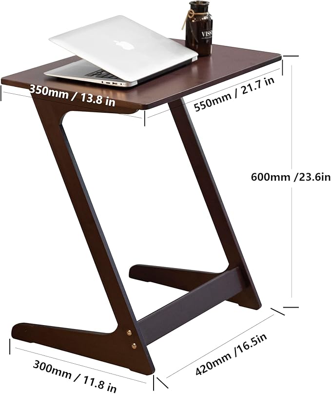 Forevich Bamboo Modern Tv Trays Table - Image 3