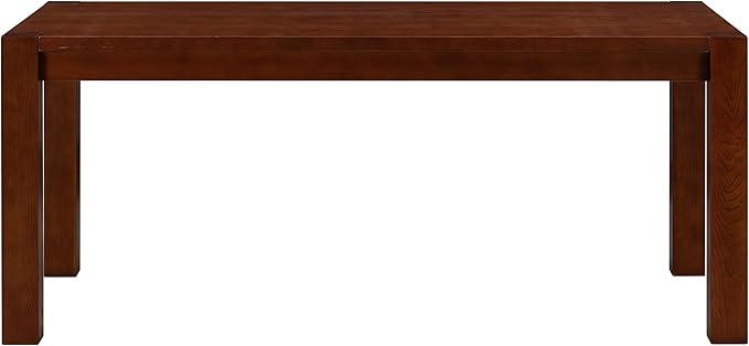 NTC Block 71 Inch Modern Farmhouse Dining Table, Rectangular Dinner Table - Image 8