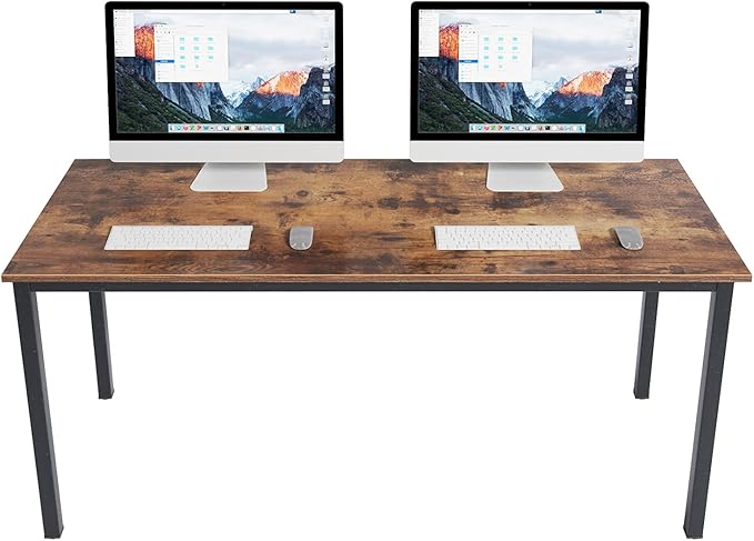 DlandHome 63 inch Computer Desk Home Office Table Writing Desk Study Table - Image 7