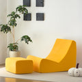 N&V Bean Bag Chair Single Seated Foam Sofa Armless Floor Sofa by NV
