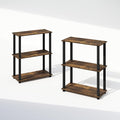 Furinno Turn-S-Tube 3-Tier Compact Multipurpose Shelf Display Rack by Furinno-FitsYourSpaceFitsYourBudget