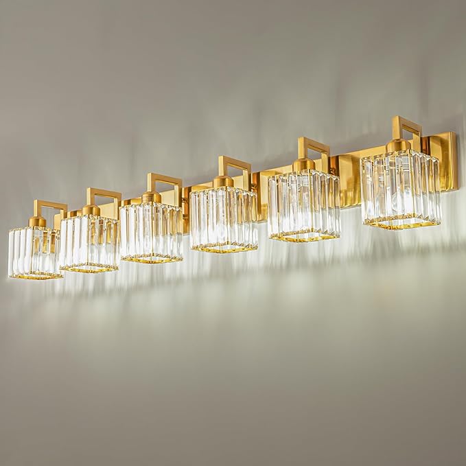 Modern Crystal Bathroom Vanity Light by FDPBY