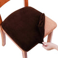 Smiry Velvet Seat Covers for Dining Room Chair Set of 2, Stretch Fit Removable by Smiry