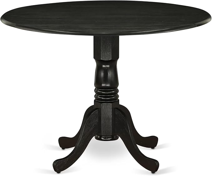 East West Furniture DMAB5-ABK-24 5 Piece Modern Dining Table Set Includes a - Image 3