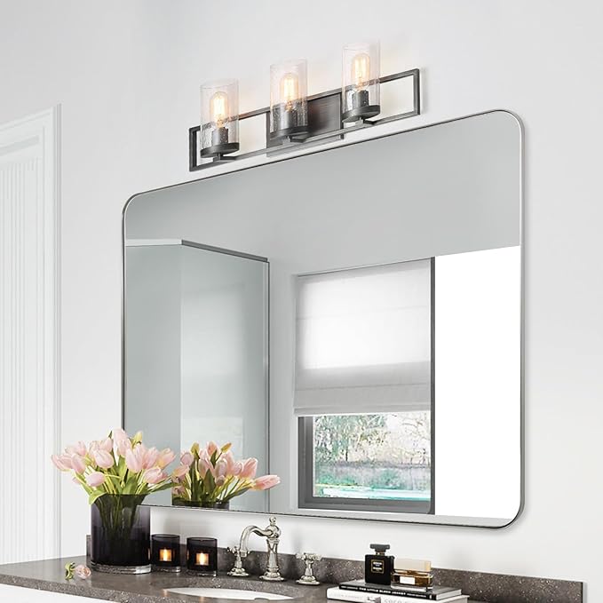 ANDY STAR 30”x40”Brushed Nickel Mirror - Image 8