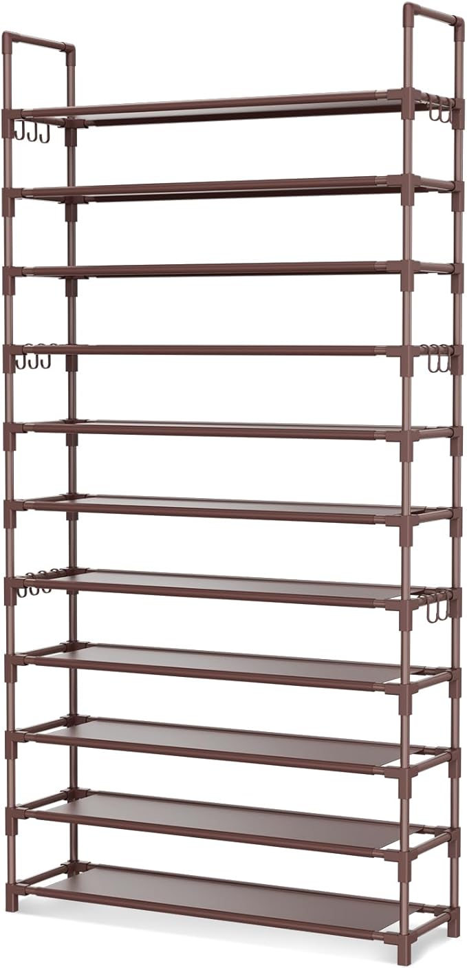 11 Tiers Tall Shoe Rack Holds 55 Pairs of Shoes - Image 8