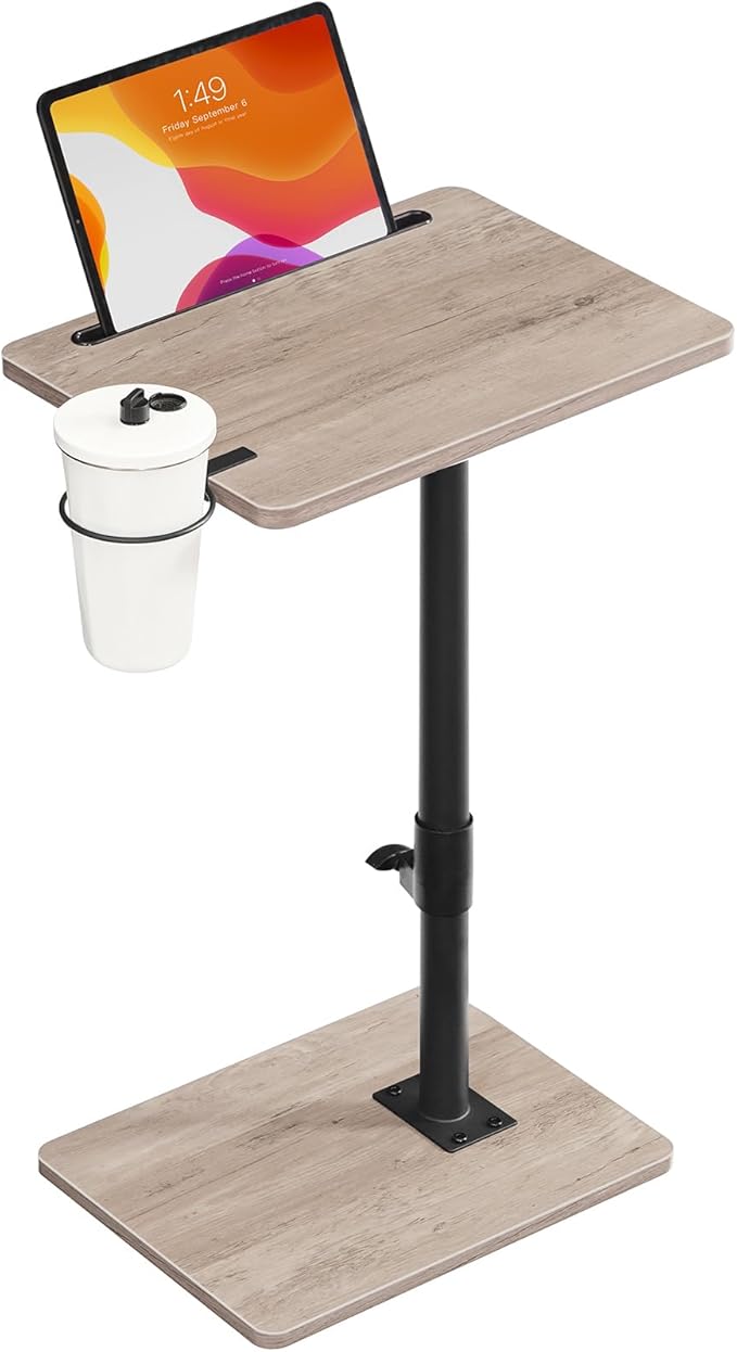 HOOBRO TV Tray Table, 360° Swivel Side Table Sofa Armrest Tray - Image 9