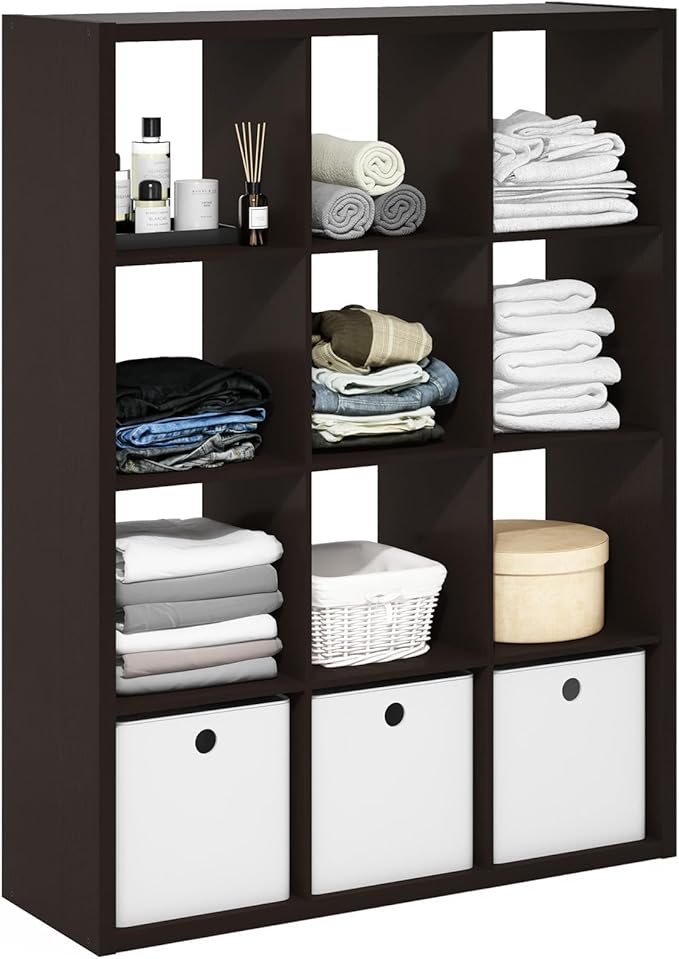 Furinno Cubicle Open Back Decorative Cube Storage Organizer by Furinno-FitsYourSpaceFitsYourBudget