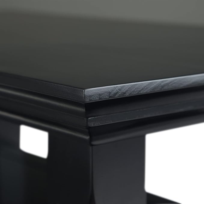 SIMPLIHOME Acadian 14-inch Wide Solid Wood Narrow End Table in Black, - Image 7