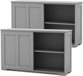 Costzon Sideboard Buffet Cabinet of 2, Wooden Kitchen Storage Cabinet by Costzon