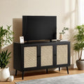 Rattan Entryway Table, Entertainment Center by FONTOI