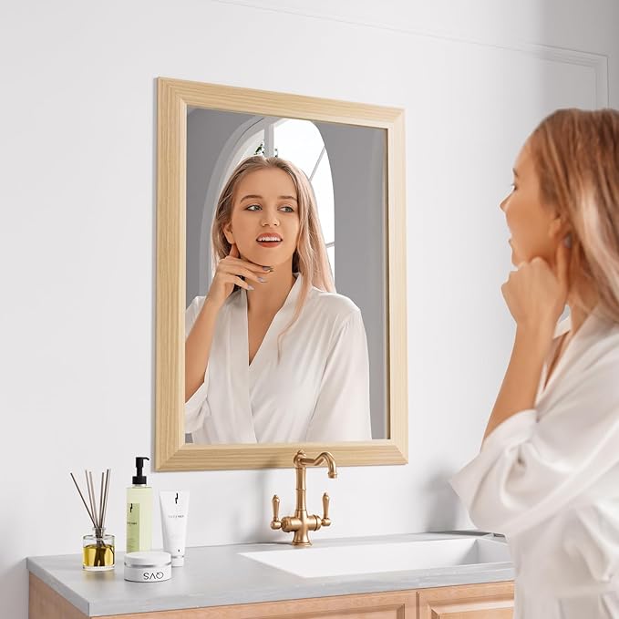 Amorho 22 X30 Inch Bathroom Mirror - Image 5