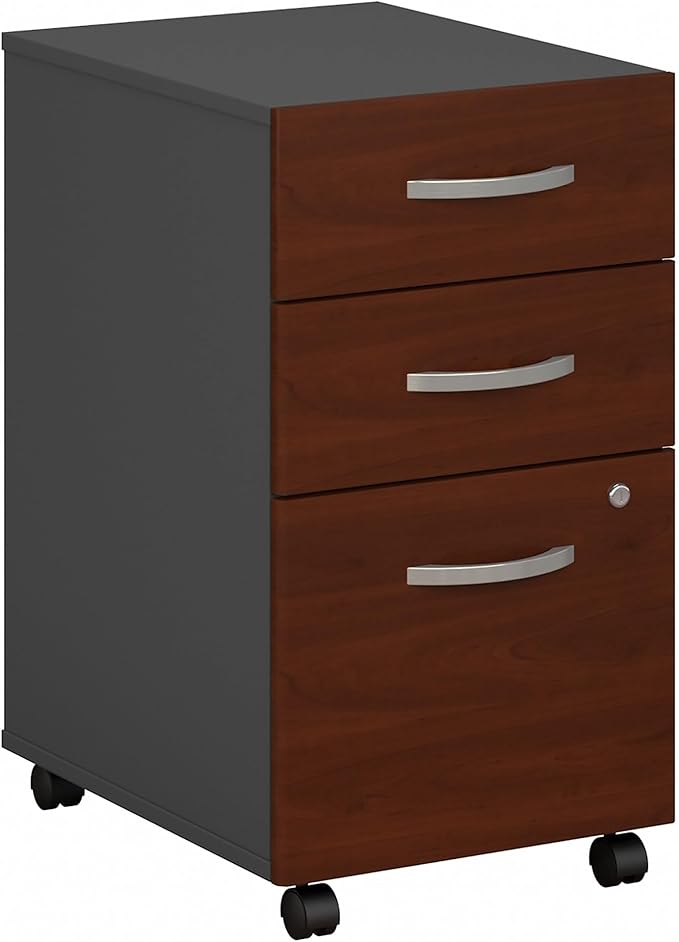 Bush Business Furniture Components 21" D Vertical 3-Drawer Mobile File Cabinet by BushBusinessFurniture