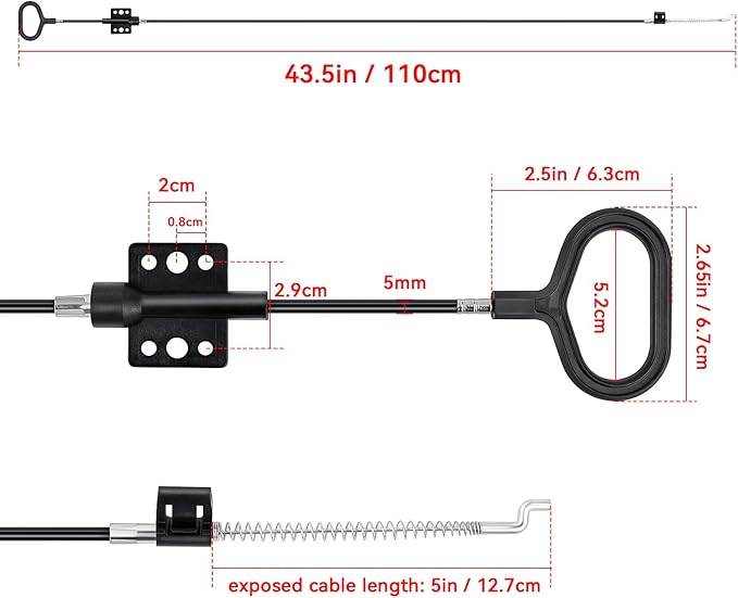 yuntop Sofa Recliner Cables Sofa and Reclined Chair Replacement Part D Ring - Image 3