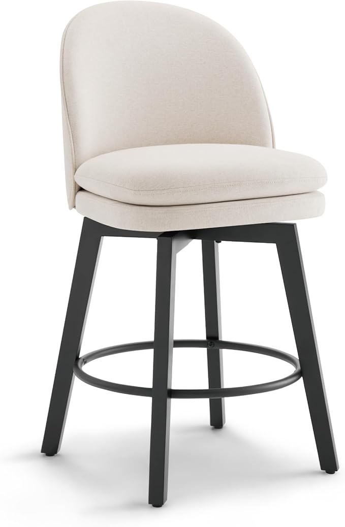 Counter Height Barstools 26 inch Upholstered Swivel Bar Stools by Kislot