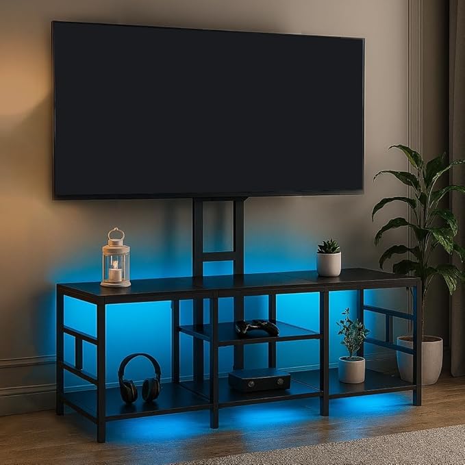 LUCKLIFE TV Stand with Charging Station by Unknown